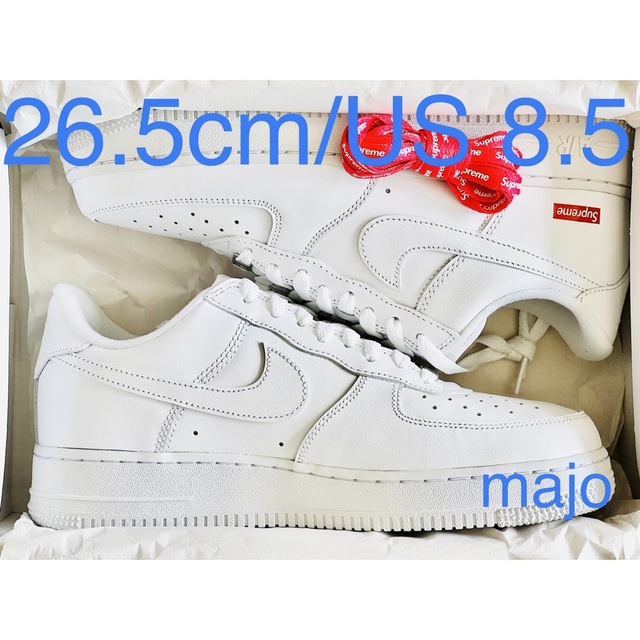 メンズSupreme Nike Air Force 1 Low SP 26.5cm 白