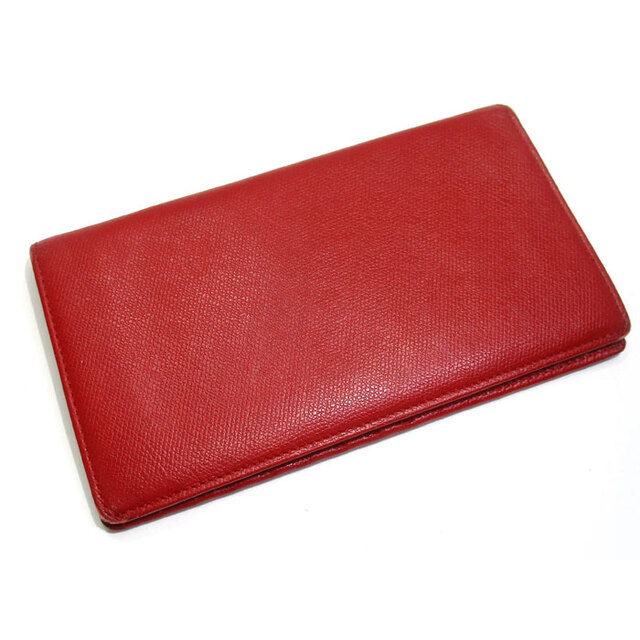CHANEL(シャネル)のCHANEL 二つ折り長財布 ココボタン レザー レッド A20904 レディースのファッション小物(財布)の商品写真
