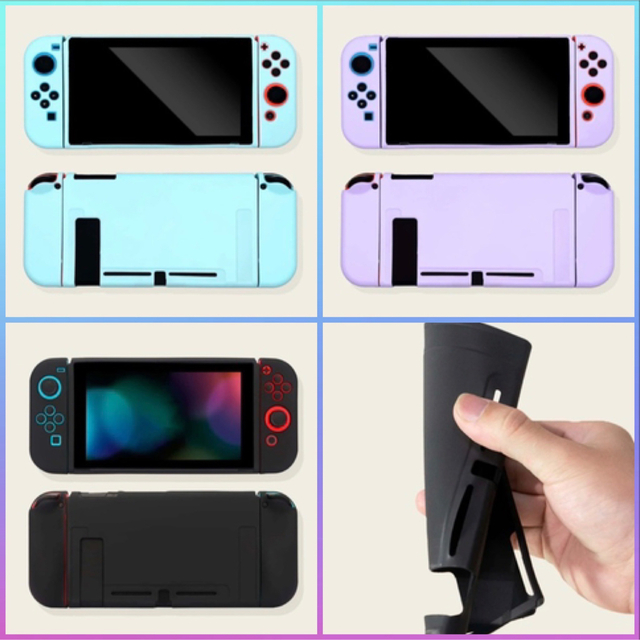 Switch スイッチ ケース 保護 カバー TPU ハード 落下防止 傷防止 エンタメ/ホビーのゲームソフト/ゲーム機本体(家庭用ゲーム機本体)の商品写真