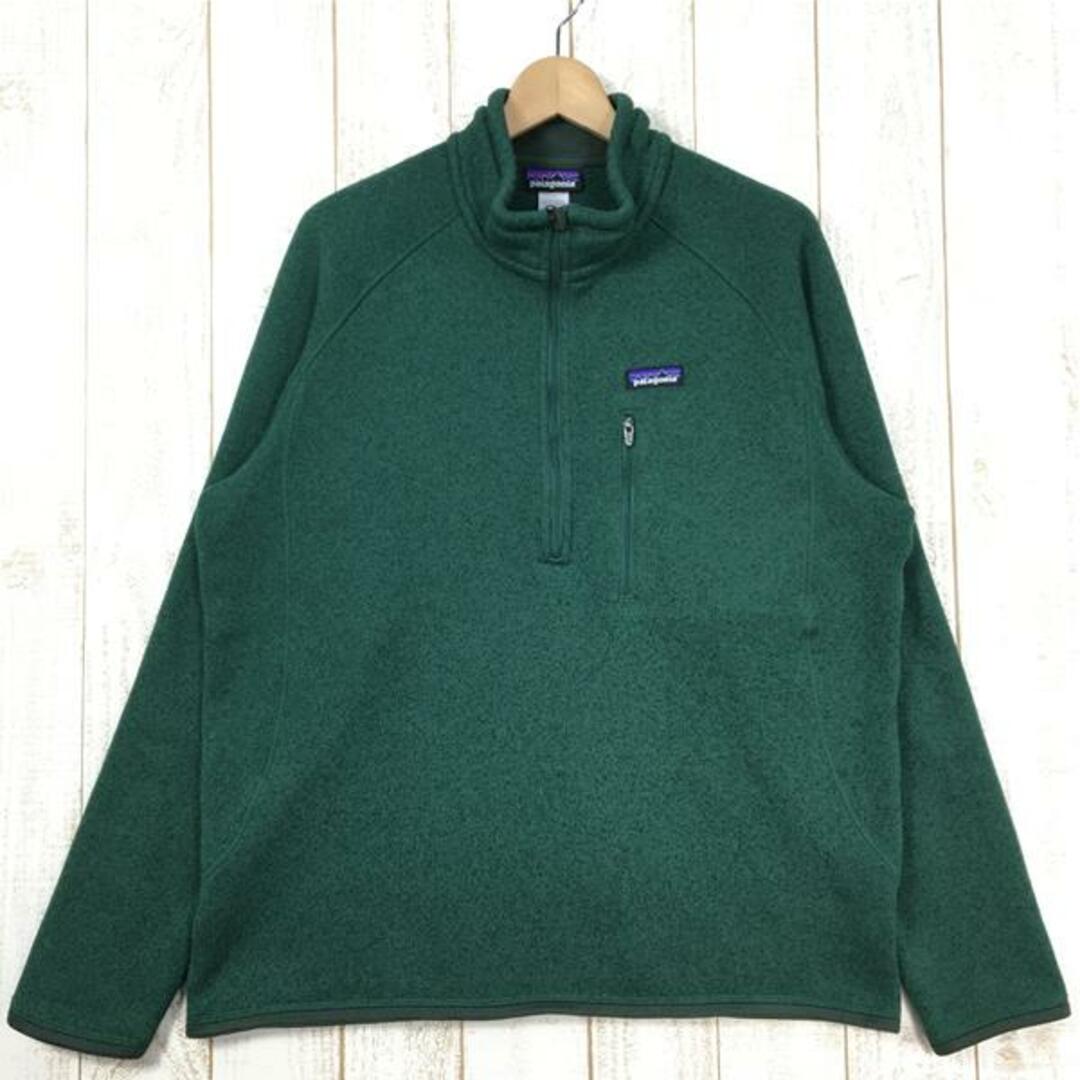 MENs L  パタゴニア ベター セーター 1/4 ジップ BETTER SWEATER 1/4 ZIP フリース プルオーバー ジャケット PATAGONIA 25521 MLCG グリーン系