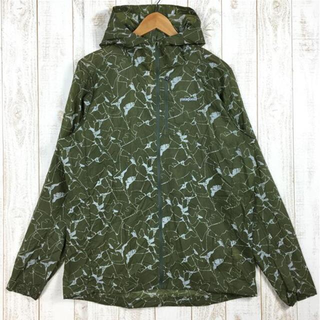 MENs L  パタゴニア フーディニ ジャケット HOUDINI JACKET ウィンドシェル フーディ PATAGONIA 24141 ROJW グリーン系