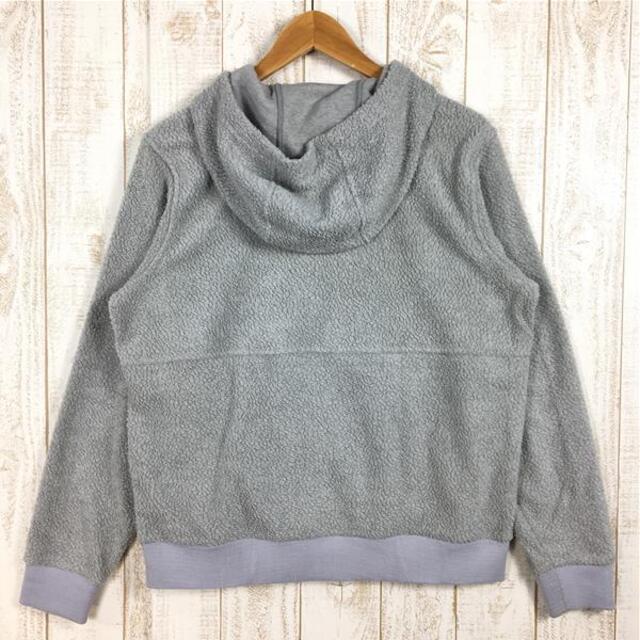 WOMENs M パタゴニア ウィメンズ シアーリング フーディ W Shearling Hoody フリース ジャケット パーカー  PATAGONIA 26135 SGRY Salt Grey グレー系