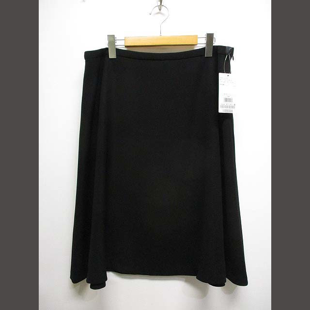 アンタイトル UNTITLED フレア スカート 48 大きいサイズ 黒