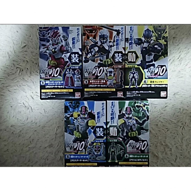 装動 仮面ライダーエグゼイド STAGE 10 全5種類セット 新品