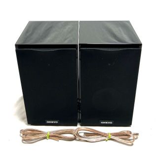 ONKYO - ☆美品 ONKYO D-309XM B サラウンドスピーカー 2台組 鏡面の