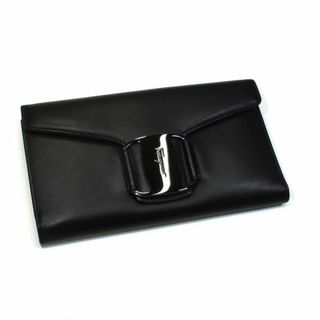 フェラガモ(Ferragamo)のSalvatore Ferragamo 三つ折り 長財布 ヴァラ金具 レザー(財布)