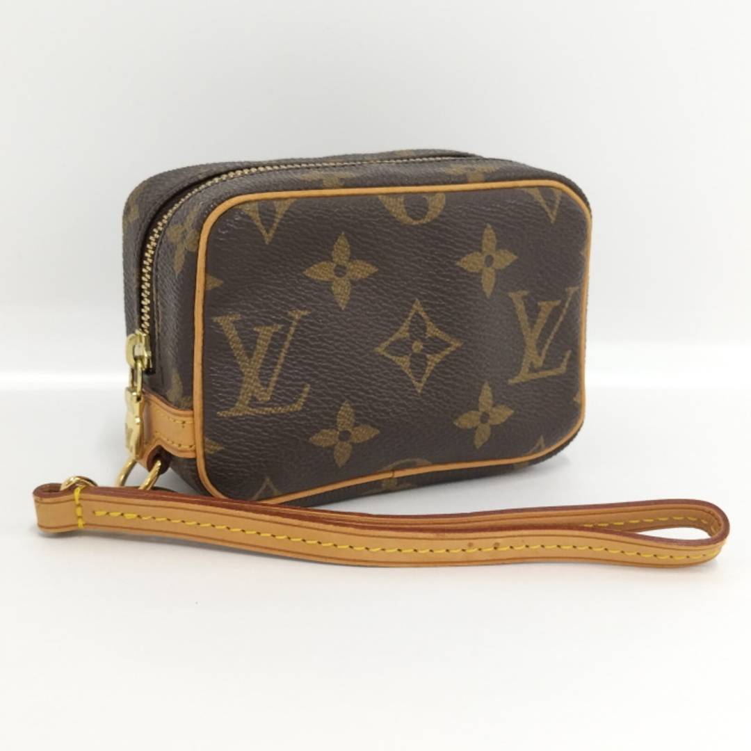 LOUIS VUITTON トゥルース ワピティ ミニ ポーチ モノグラムオープンポケット×1製造番号