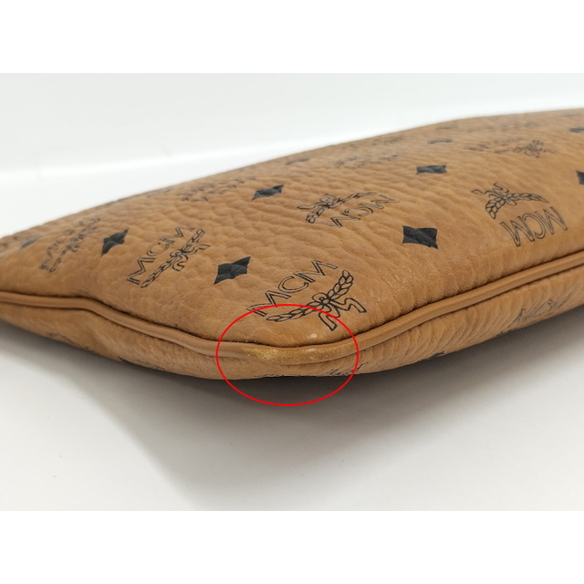 MCM - MCM クラッチバッグ ヴィセトス レザー ブラウンの通販 by