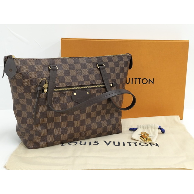 エベヌ素材ラインLOUIS VUITTON イエナPM ショルダーバッグ ダミエ レザー エベヌ