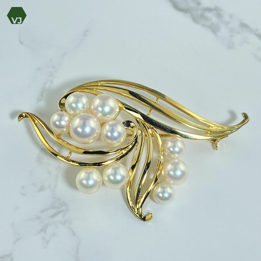 MIKIMOTO - 【19-10】【MIKIMOTO】パール ブローチの通販 by MIKIMOTO - 【19-10】【MIKIMOTO】パール ブローチの通販 by