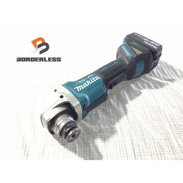 ☆品☆makita マキタ 18V 100mm 充電式ディスクグラインダ GA408D 6.0Ahバッテリー1個(BL1860B)付 65832