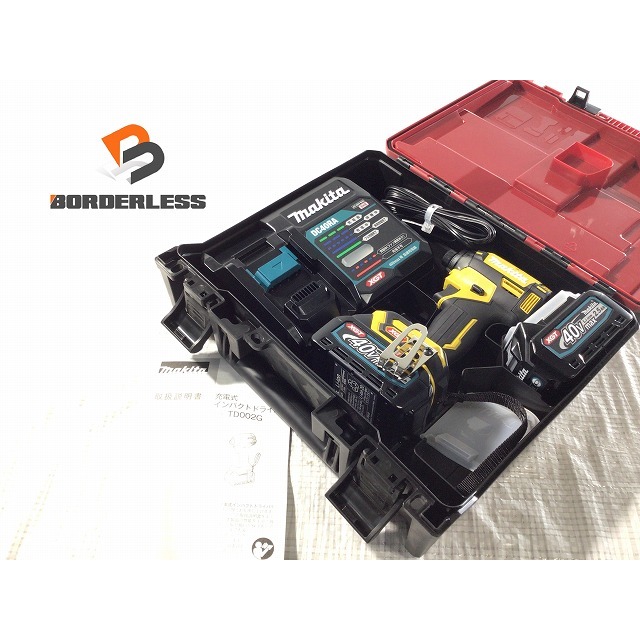 ☆未使用品☆makita マキタ 40V 充電式インパクトドライバ TD002GDXFY