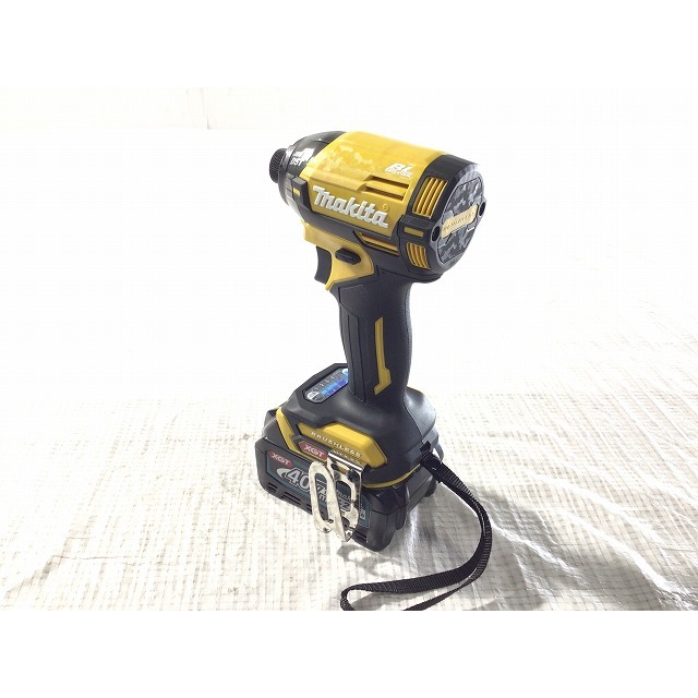 ☆未使用品☆makita マキタ 18V 充電式インパクトドライバ TD173DGXFY 黄/イエロー バッテリー2個(18V 6.0Ah)充電器 ケース付 74989