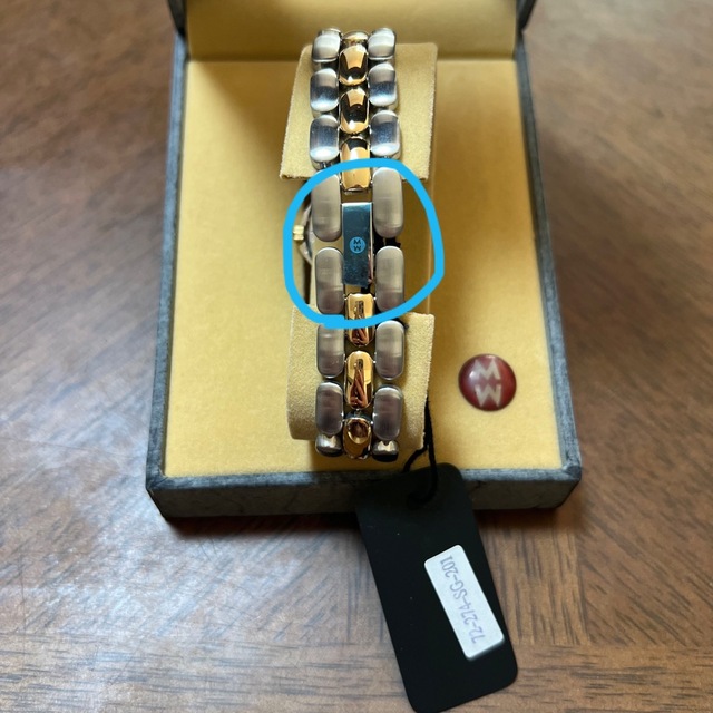 MICHELE 時計　腕時計　シルバー　ゴールド　ミックスカラー レディースのファッション小物(腕時計)の商品写真