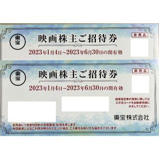 東宝　2枚　株主優待券(その他)
