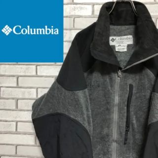 コロンビア(Columbia)の希少 コロンビア【あやたん様専用】ロゴ切り替え フリース ジャケットLサイズ(スウェット)