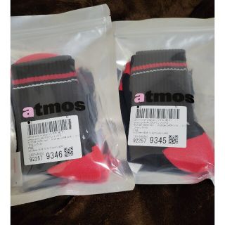 アトモスピンク(atmos pink)の定価2420円‼️atmos pink original Aロゴラインソックス(ソックス)