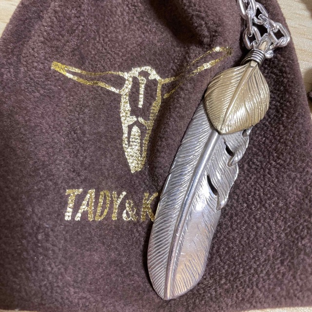 メーカー直売】 TADY&KING - 上金特大フェザー tady&king ネックレス