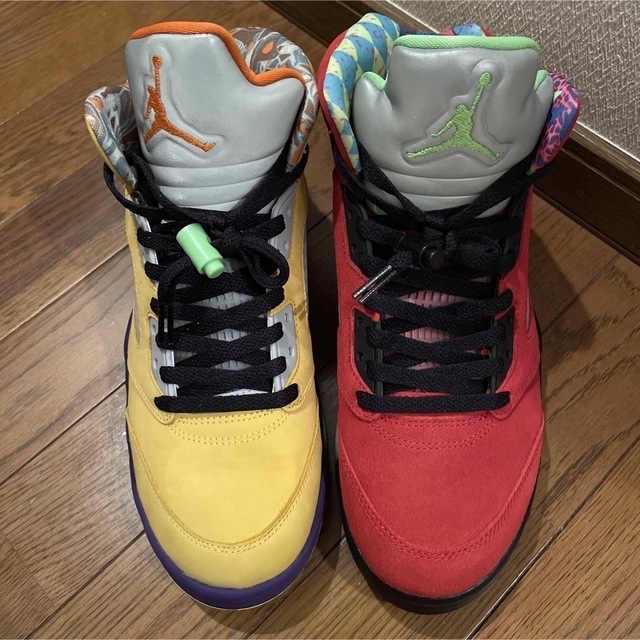 NIKE(ナイキ)のnike air jordan 5 what the ナイキ ジョーダン 美品 メンズの靴/シューズ(スニーカー)の商品写真