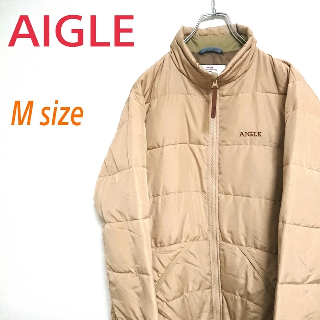 AIGLE エーグル ダウンジャケット アウター アースカラー ベージュ 大