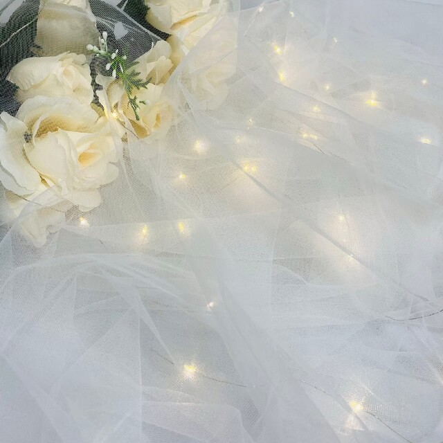 楽天1位】 ソフトチュール❁⃘ .゜ウェルカムスペース装飾ドレスベール結婚 solines.ec