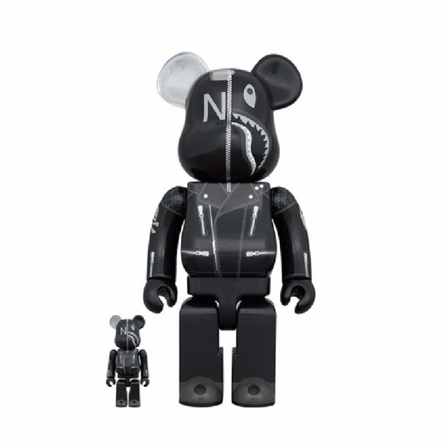 MEDICOM TOY(メディコムトイ)のBAPE X NBHD SHARK BE@RBRICK 100% & 400% エンタメ/ホビーのエンタメ その他(その他)の商品写真