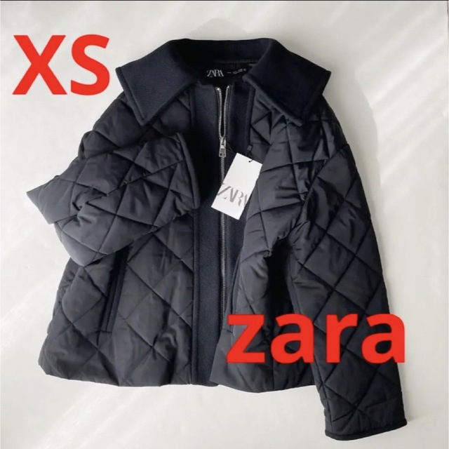 ZARA コントラストパフジャケット XS - ブルゾン