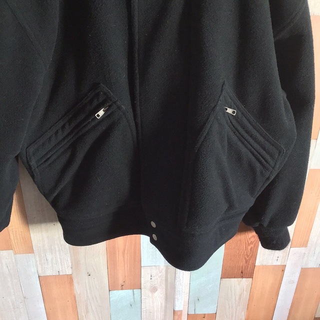 ART VINTAGE - 古着 vintage PIA ミックスブルゾン 異素材 リブ 上質