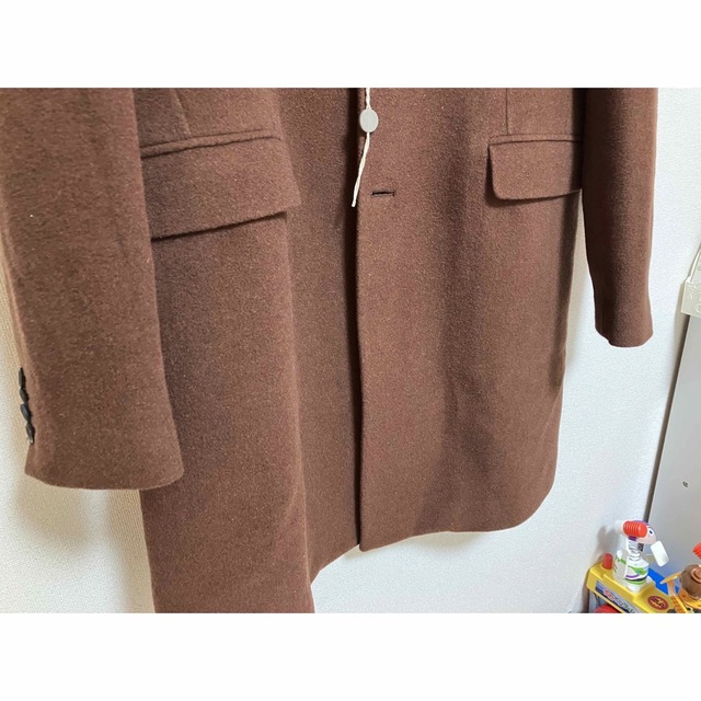 hevo - 【新品未使用】hevo⭐︎イタリア製チェスターコート⭐︎茶色の