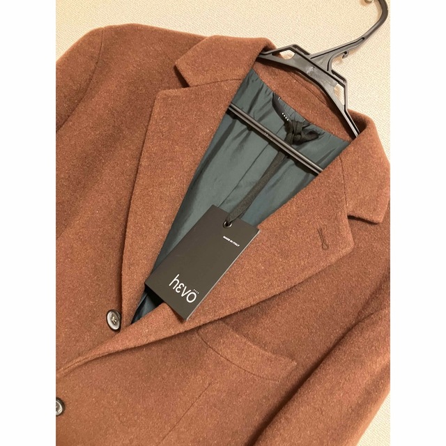 新品 hevo イーヴォ ブルゾン Taglia キャメル 50