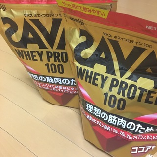 ザバス(SAVAS)のザバス SAVAS ホエイプロテイン100 ココア味 セット 【値下げ】(プロテイン)