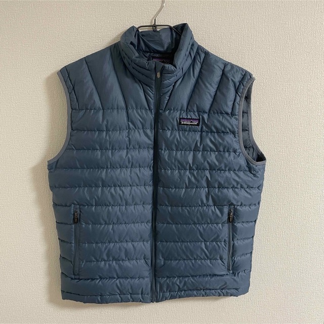 patagonia ダウンベスト ブルーグレー