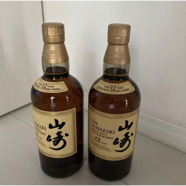 新品未開封 2023年2月購入 サントリー 山崎12年 700ml 2本セット-