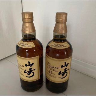 サントリー(サントリー)の新品未開封　2023年1月購入　サントリー 山崎12年 700ml  2本セット(ウイスキー)