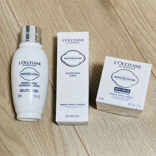 L'OCCITANE(ロクシタン)の19日までNICOさま専用⭐︎【ロクシタン】レーヌブランシュセット★ コスメ/美容のスキンケア/基礎化粧品(化粧水/ローション)の商品写真