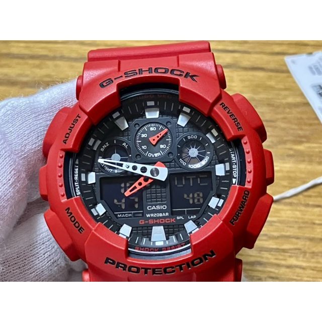 カシオ CASIO G-SHOCK  腕時計 GA-100B-4AJF ほぼ新品