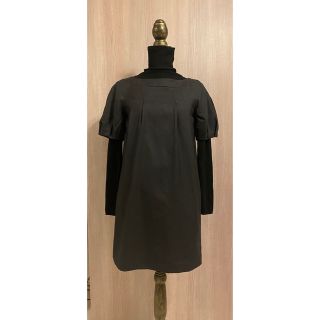 クローラ(CROLLA)の【美品】バックリボンワンピース(ひざ丈ワンピース)