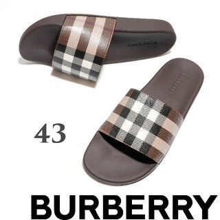 バーバリー(BURBERRY)の新品 Burberry チェックプリント スライド(サンダル)