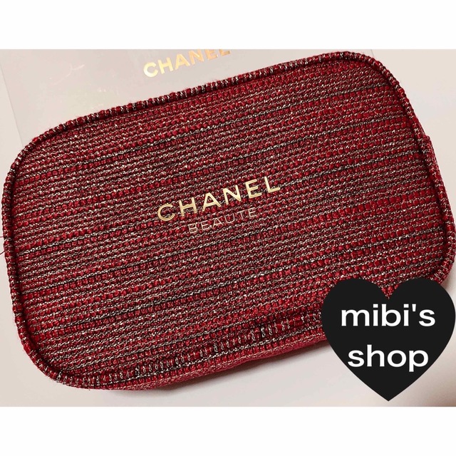 CHANEL(シャネル)のシャネル♥️ポーチ　限定ノベルティーポーチ レディースのファッション小物(ポーチ)の商品写真