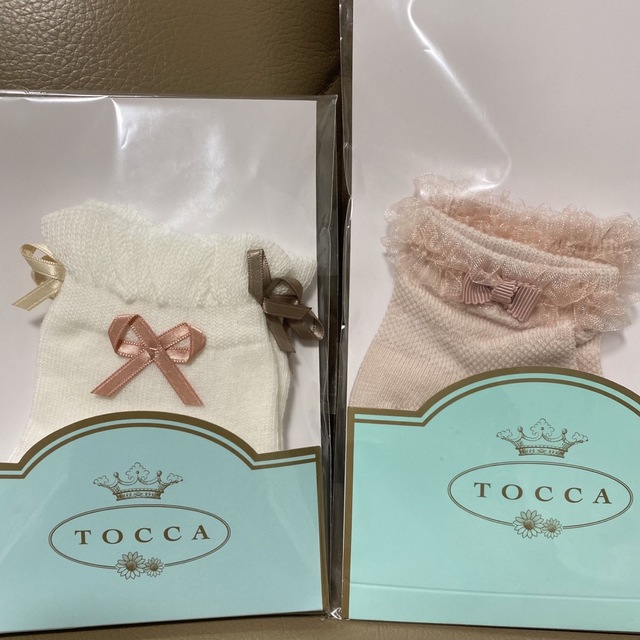 TOCCA(トッカ)の新品TOCCA靴下2足セット(定価3850円★トッカバンビーニ★オンワード樫山) キッズ/ベビー/マタニティのこども用ファッション小物(靴下/タイツ)の商品写真