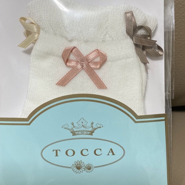 TOCCA(トッカ)の新品TOCCA靴下2足セット(定価3850円★トッカバンビーニ★オンワード樫山) キッズ/ベビー/マタニティのこども用ファッション小物(靴下/タイツ)の商品写真