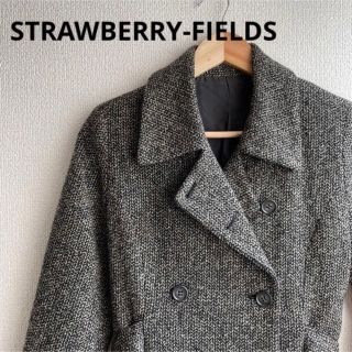 STRAWBERRY-FIELDS ツイード Pコート テーラードジャケット