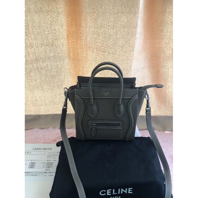 送料無料/新品】 celine - 新品同様⭐︎セリーヌ ラゲージ ナノ