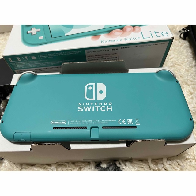 Nintendo Switch(ニンテンドースイッチ)のNintendo Switch  Lite ターコイズ エンタメ/ホビーのゲームソフト/ゲーム機本体(携帯用ゲーム機本体)の商品写真