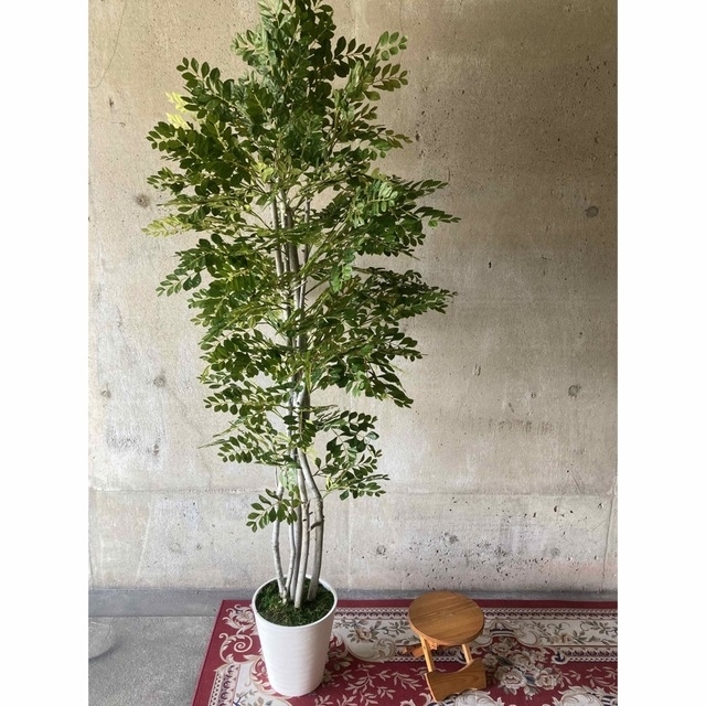 光触媒 人工観葉植物 ウォールグリーン フェイク フラワー トネリコ185