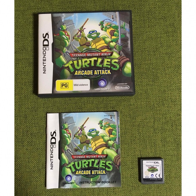 携帯用ゲームソフト TMNT arcade attack タートルズ