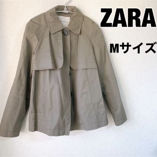 ザラ(ZARA)の【ZARA BASIC】ザラベーシック　ミリタリージャケット(ミリタリージャケット)