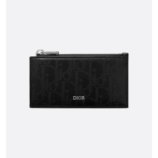 ディオール(Dior)のDIOR オブリークギャラクシー ジップ カードケース(名刺入れ/定期入れ)
