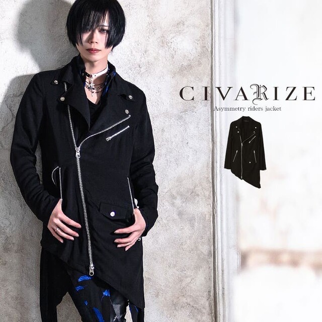 CIVARIZE - CIVARIZE シヴァーライズ レーヨンアシメライダース ...