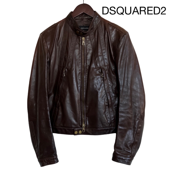 DSQUARED2 - DSQUARED2  ライダース レザージャケット 48